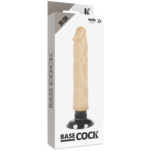 Basecock Vibrador Realístico 2 En 1 20 Cm