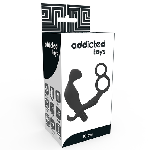 Addicted Toys Plug Anal Con Anillo De Pene Y Testiculos 11,4 cm
