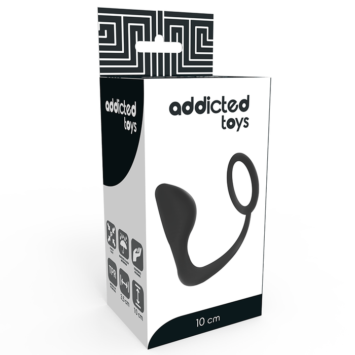 Addicted Toys Plug Anal Con Anillo De Pene 10 cm