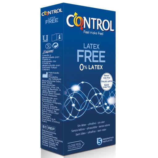 Control Latex Free Preservativos 5 Unidades