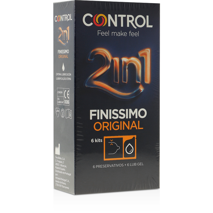 Control 2 En 1 Finisimo Preservativos 6 Unidades