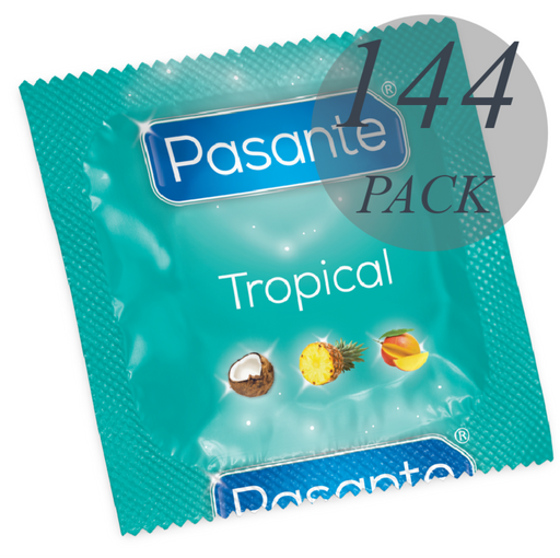 Pasante Tropical Condones 144 Unidades