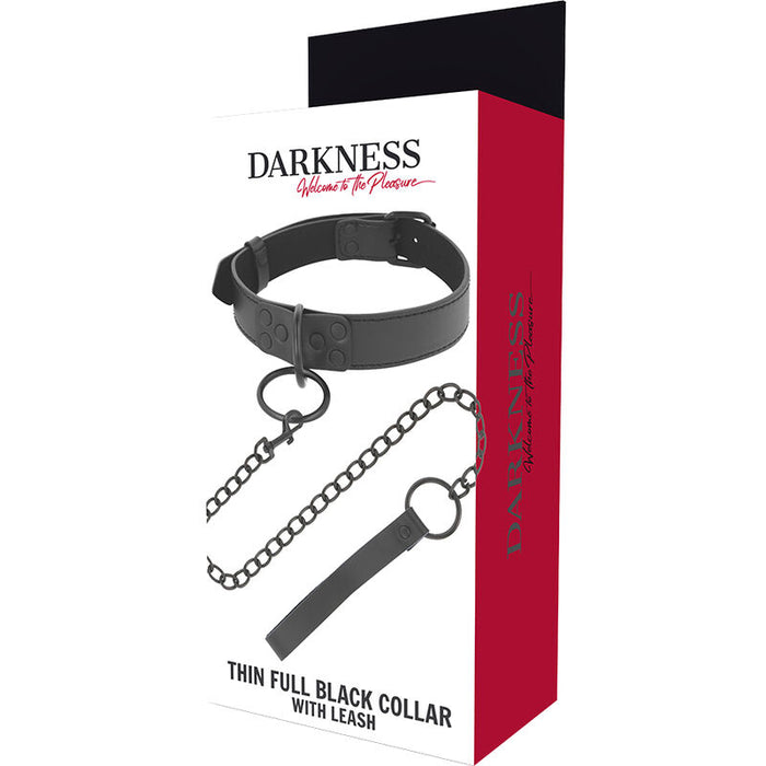 Darkness Collar Con Cadena Negro