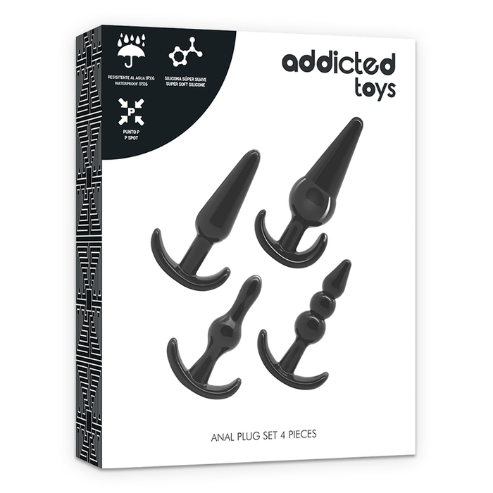 Addicted Toys Plugs Anales 4 Piezas