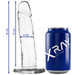 X Ray Arnés + Clear Dildo Transparente 18 Cm