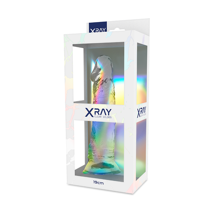 X Ray Arnés + Clear Dildo Transparente 19 Cm