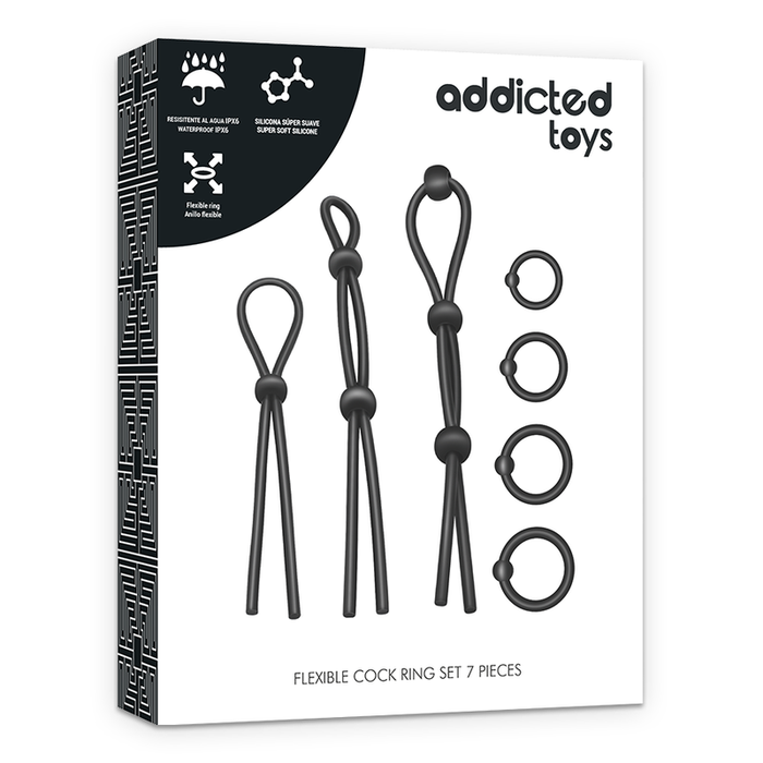 Addicted Toys 7 Anillos De Pene